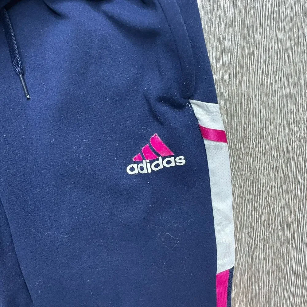 Adidas Arsenal 2022/23 Condivo 22 Navy Blue Pink Training Pants Sz Small  HT4434